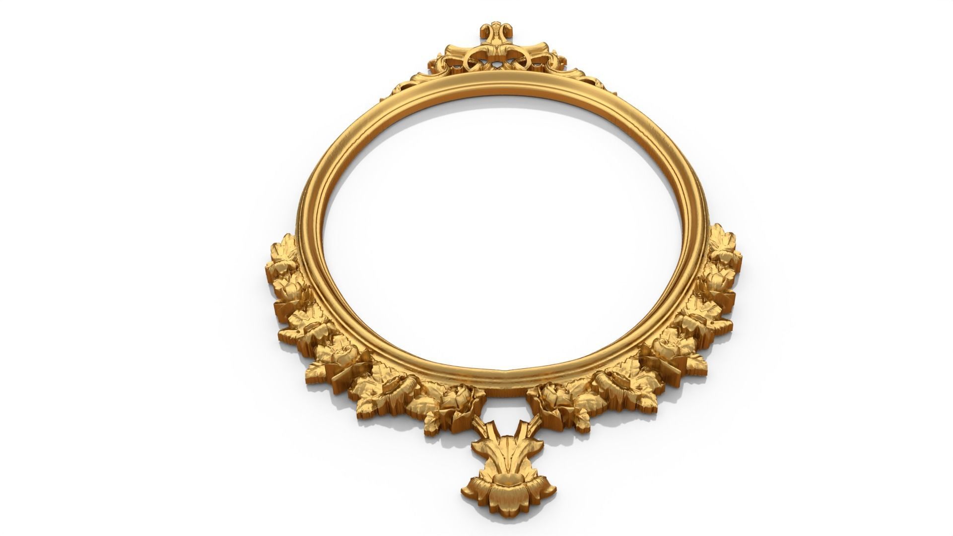 Frame mirror 45 3D print model_3