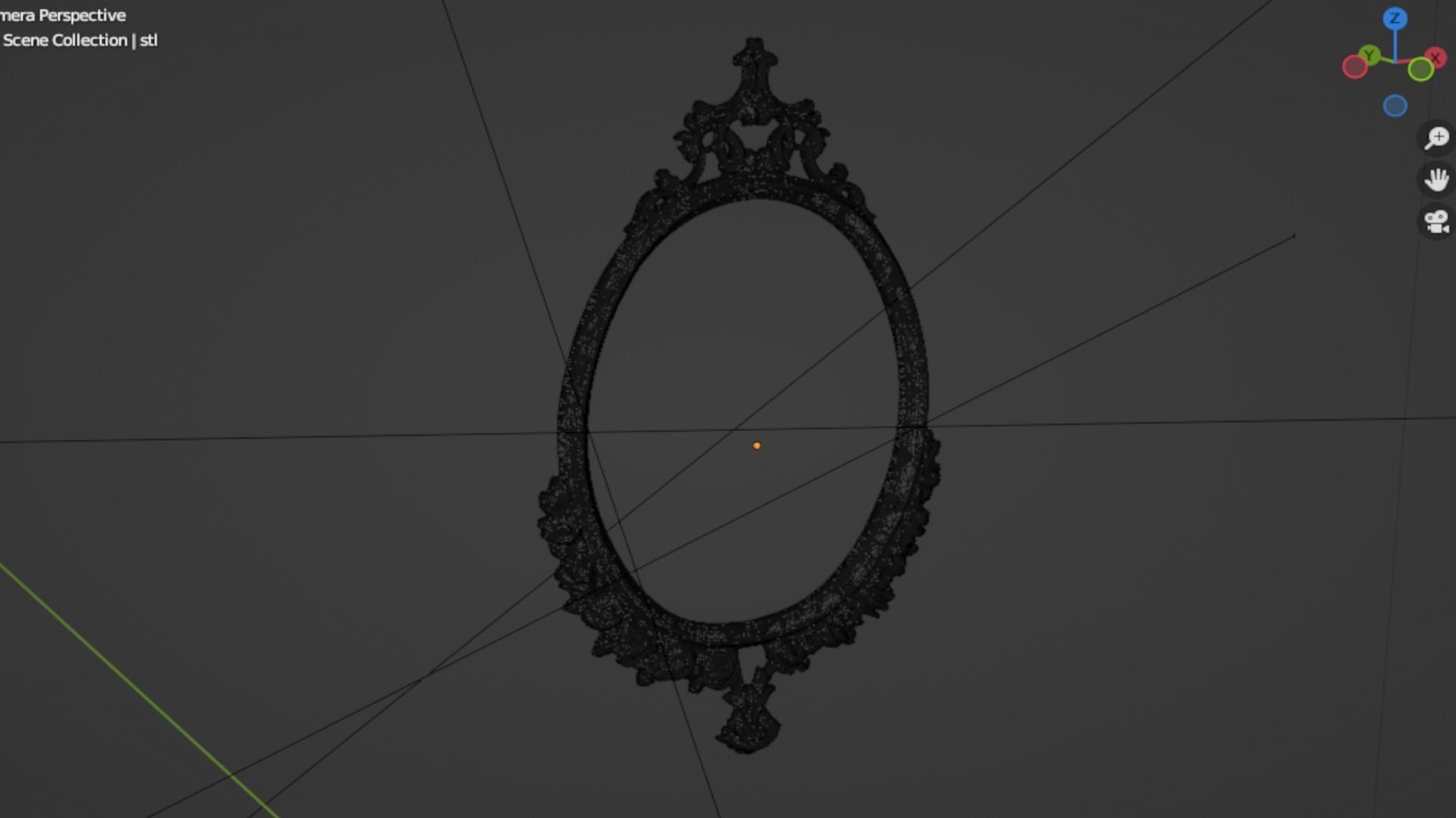 Frame mirror 45 3D print model_7