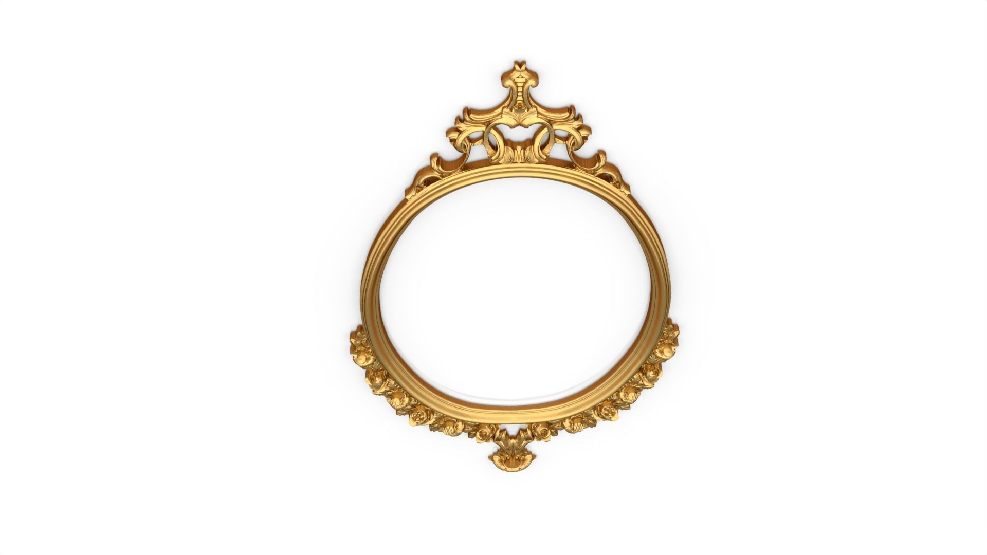 Frame mirror 45 3D print model_4