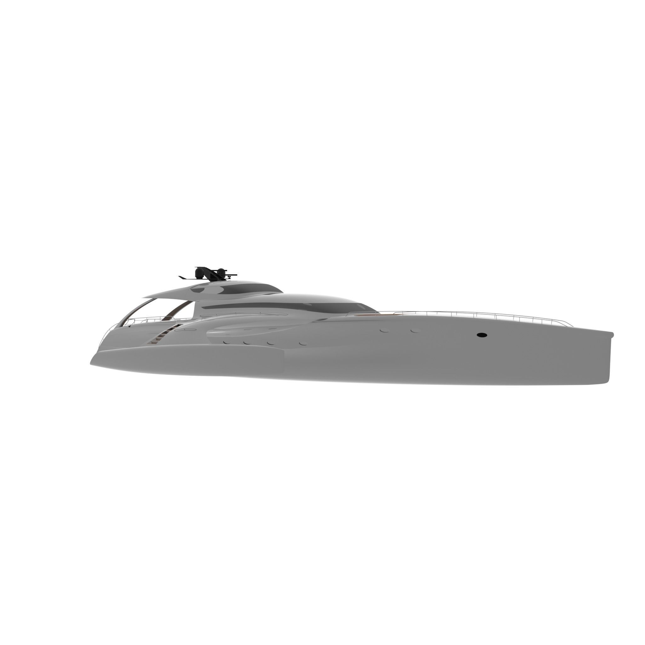 NEW EXCLUSIVE YACHT Low-poly 3D model_43