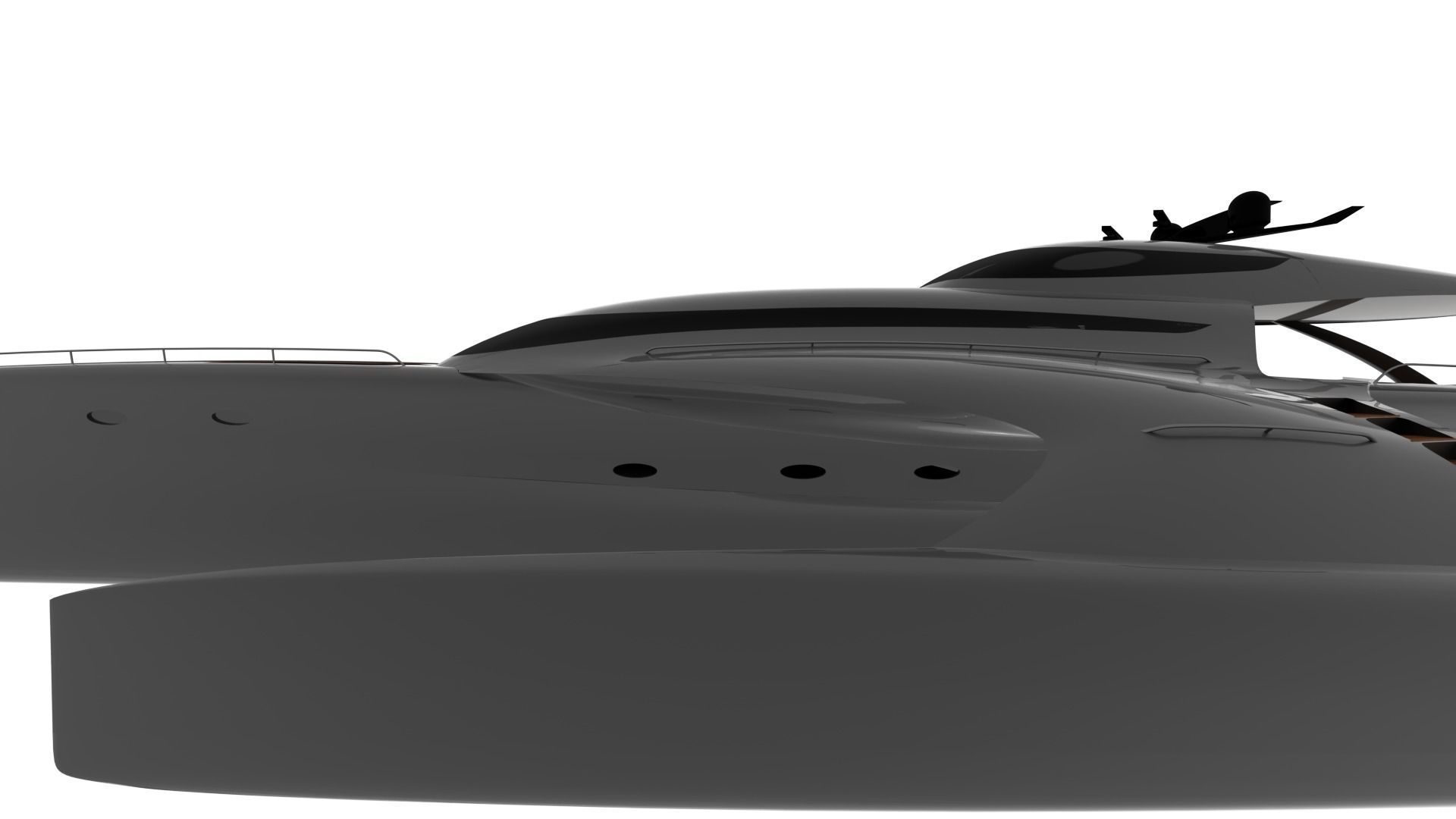 NEW EXCLUSIVE YACHT Low-poly 3D model_30