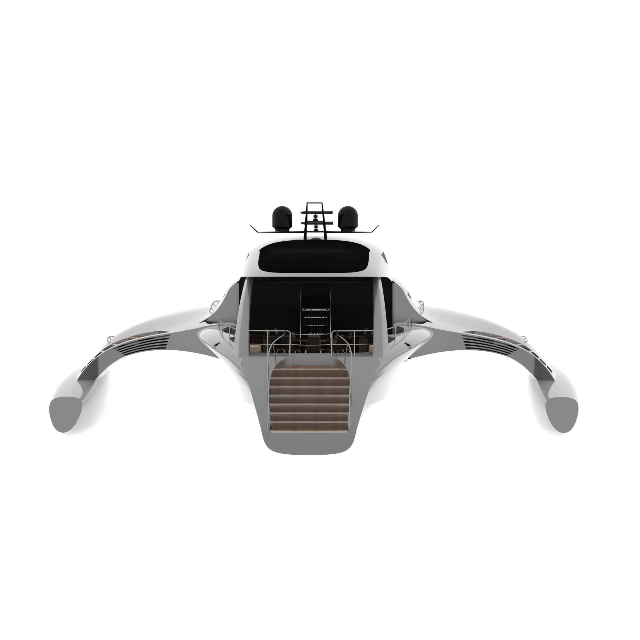 NEW EXCLUSIVE YACHT Low-poly 3D model_2