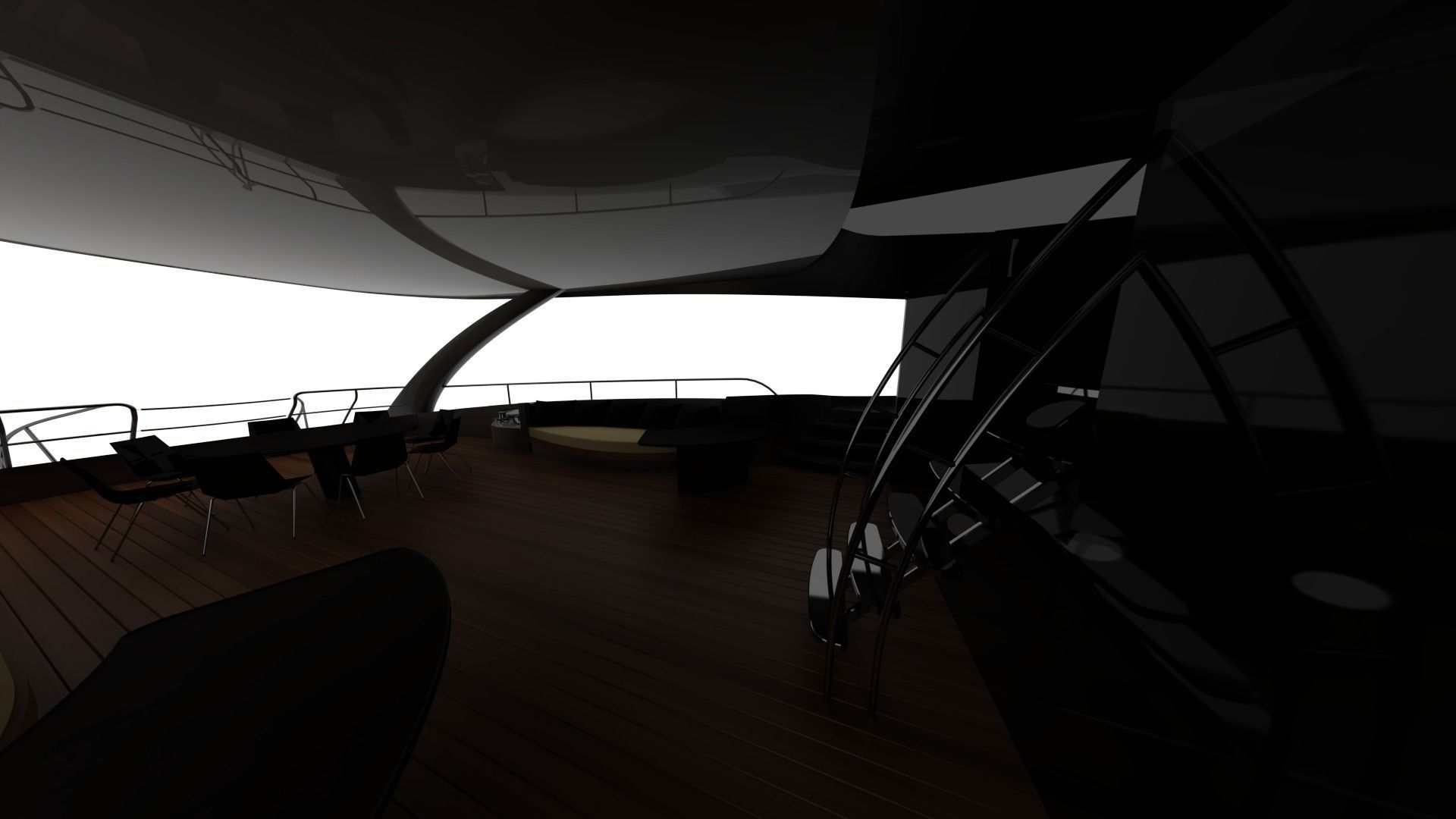 NEW EXCLUSIVE YACHT Low-poly 3D model_15