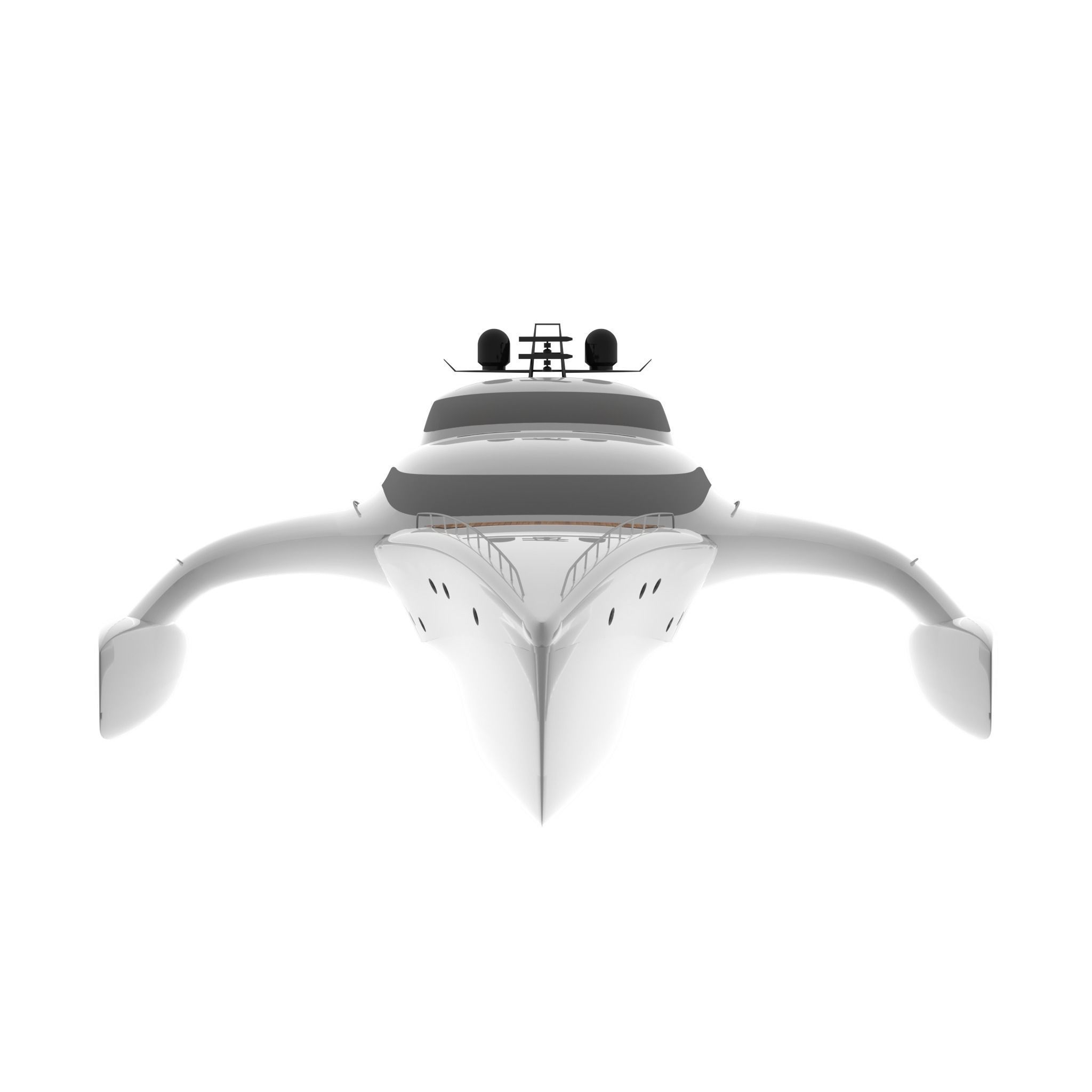 NEW EXCLUSIVE YACHT Low-poly 3D model_1