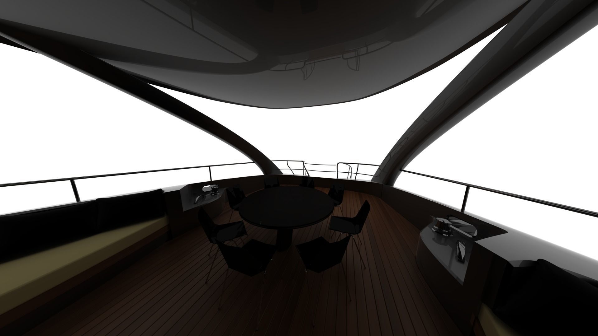NEW EXCLUSIVE YACHT Low-poly 3D model_17