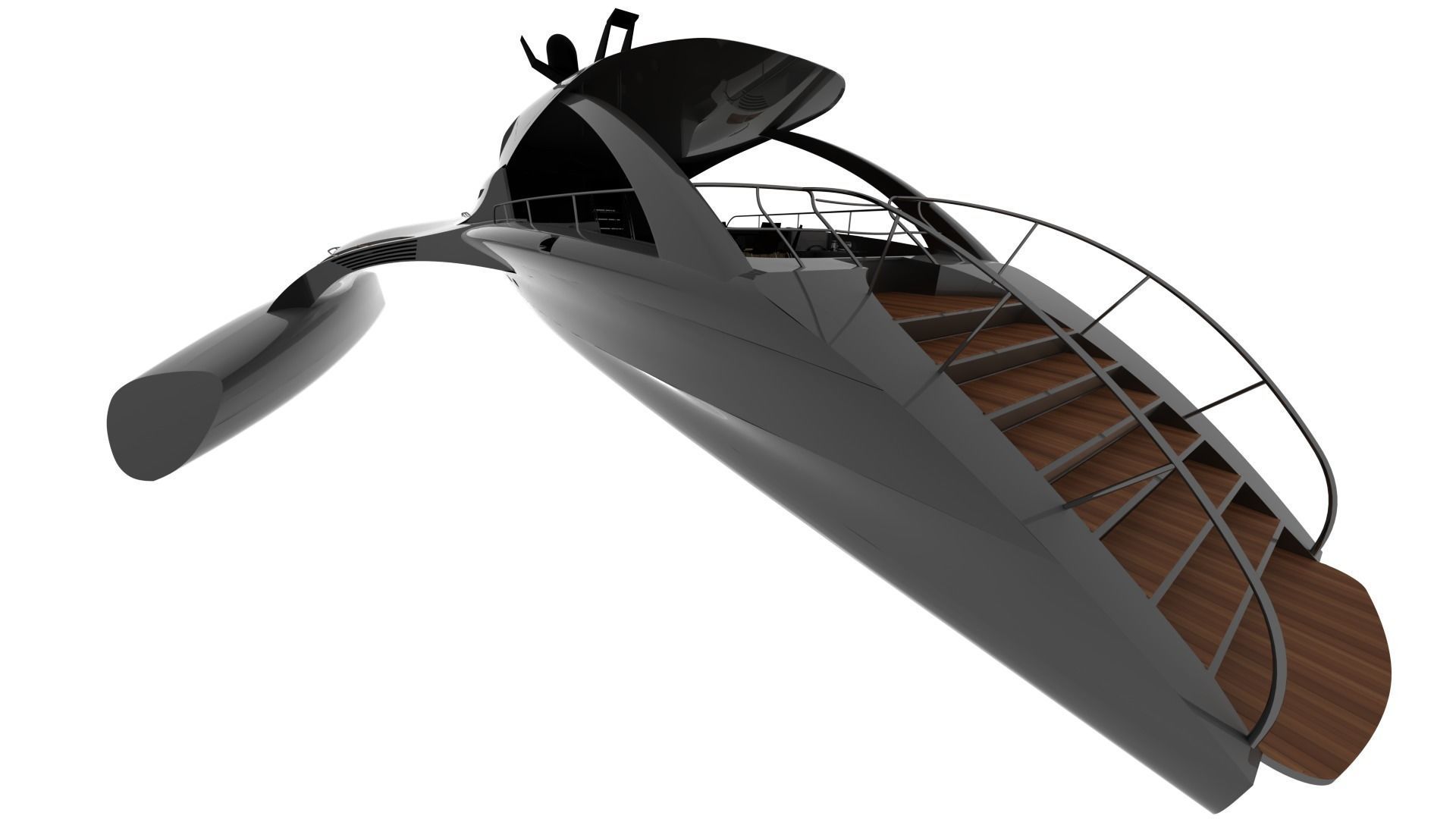 NEW EXCLUSIVE YACHT Low-poly 3D model_36