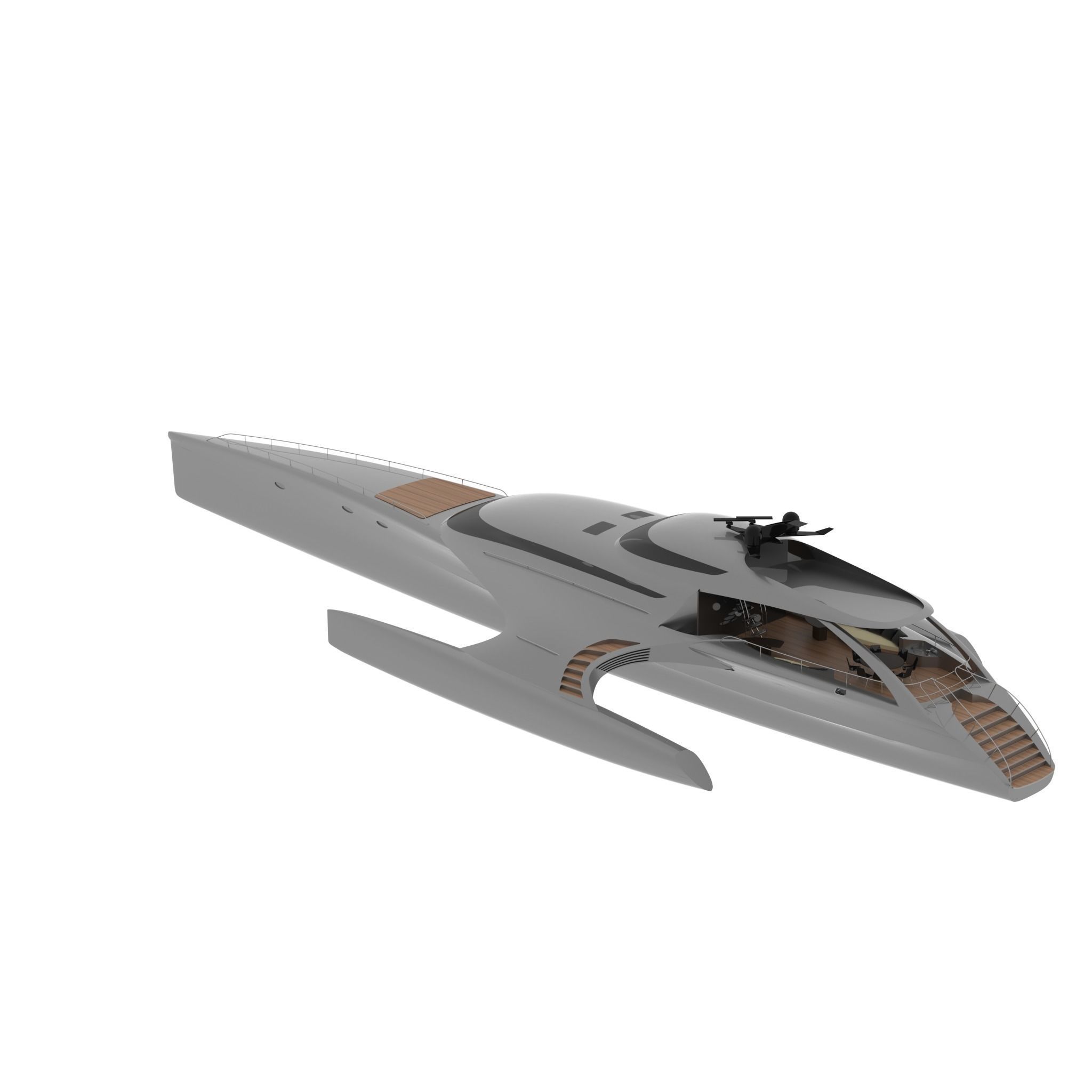 NEW EXCLUSIVE YACHT Low-poly 3D model_41