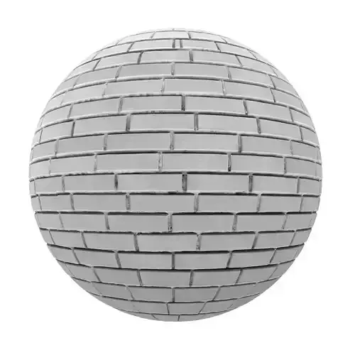 Whitr Brick PBR material