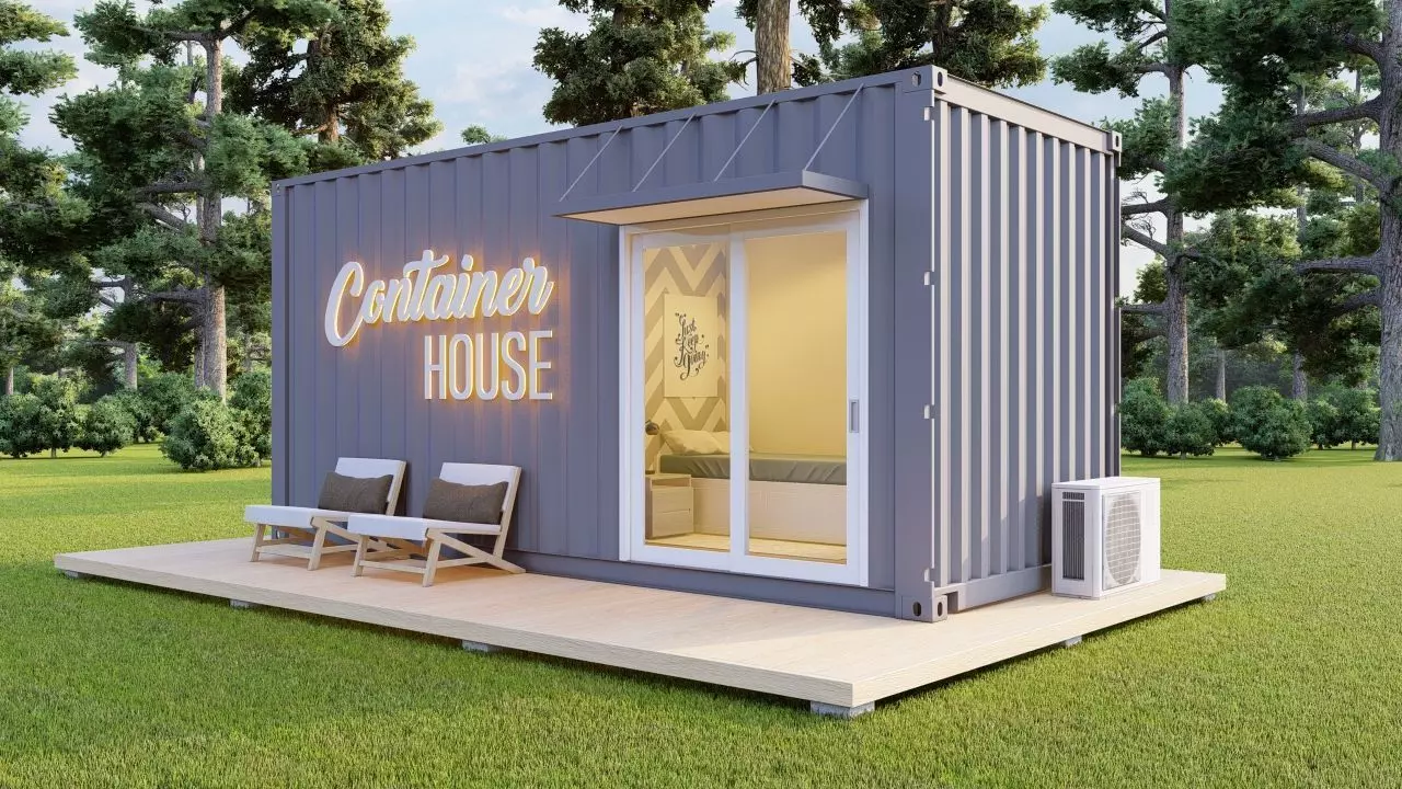 Container House 1 3D model