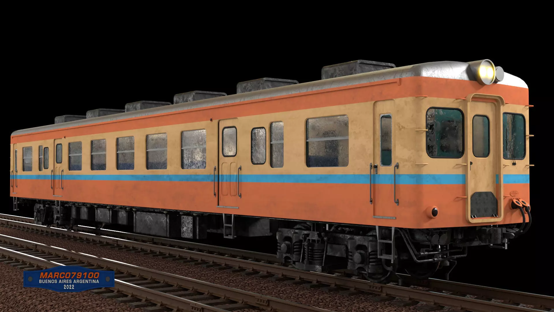 JNR KIHA SERIES 20 Low-poly 3D model