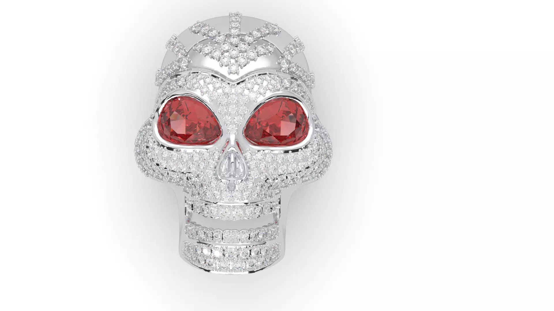 ring skull 3D print model
