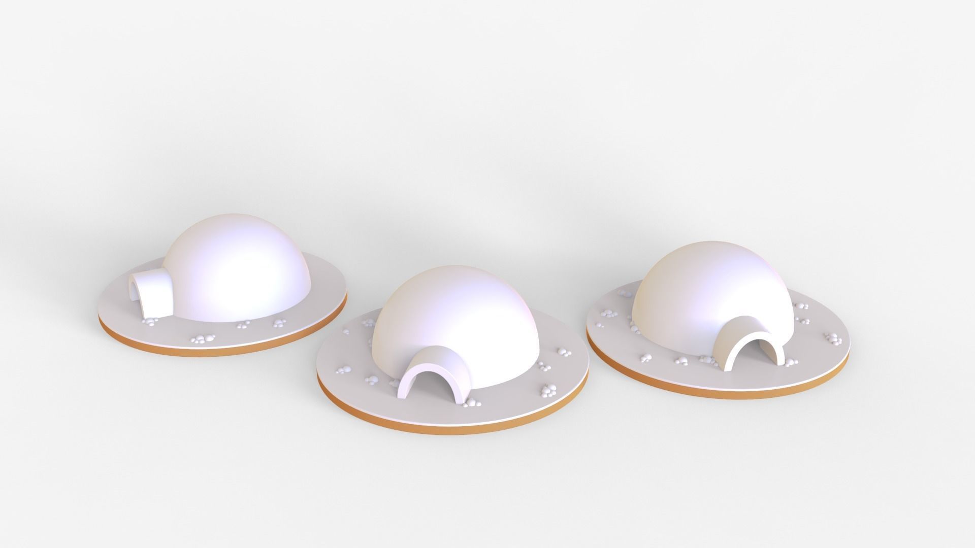 Toon Igloo 3D model_5