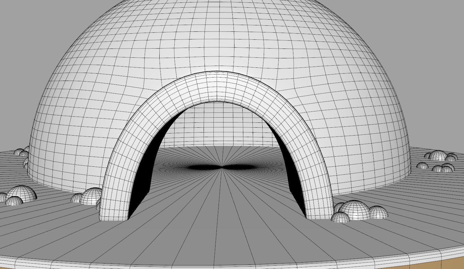 Toon Igloo 3D model_7