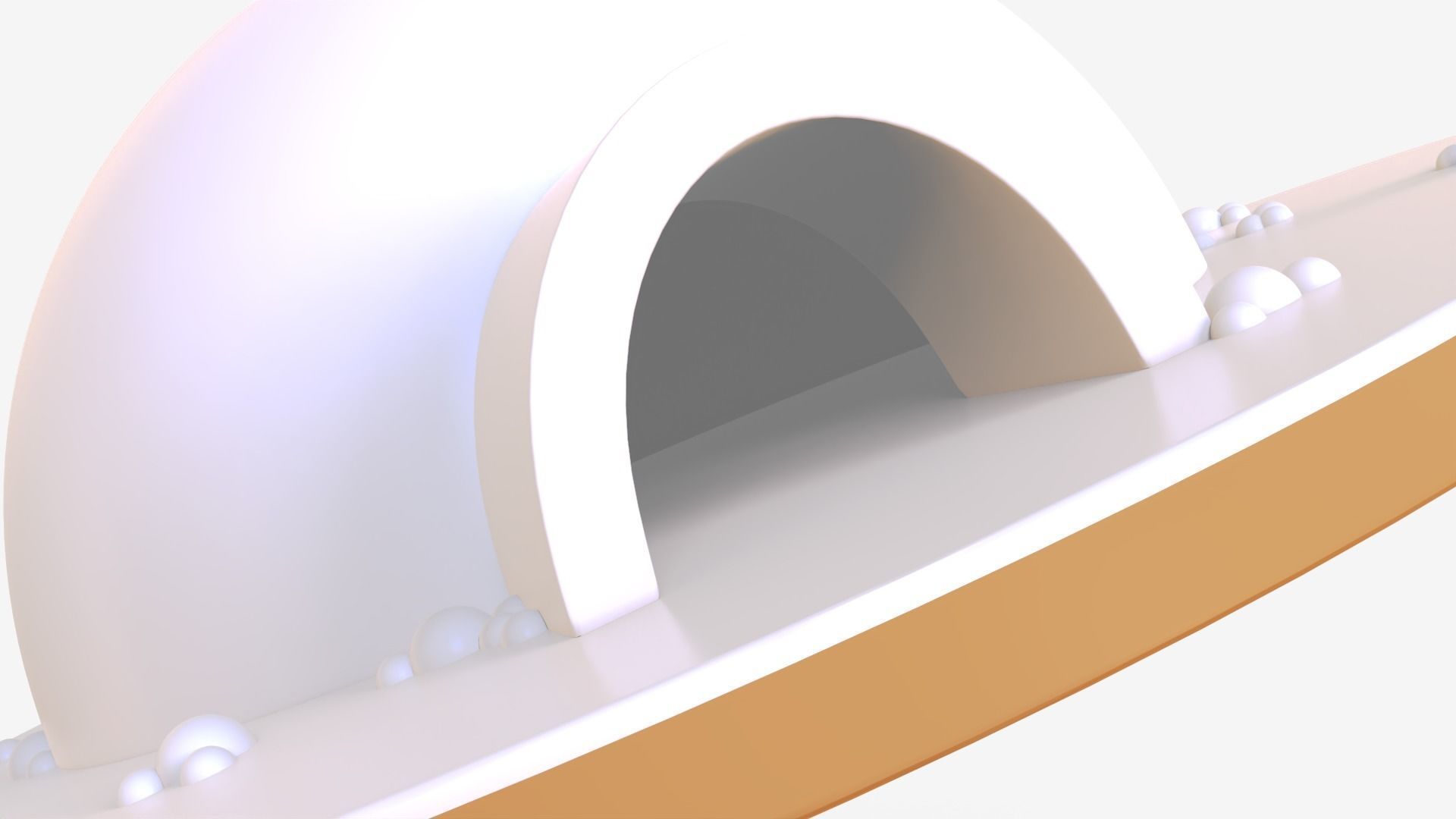 Toon Igloo 3D model_4