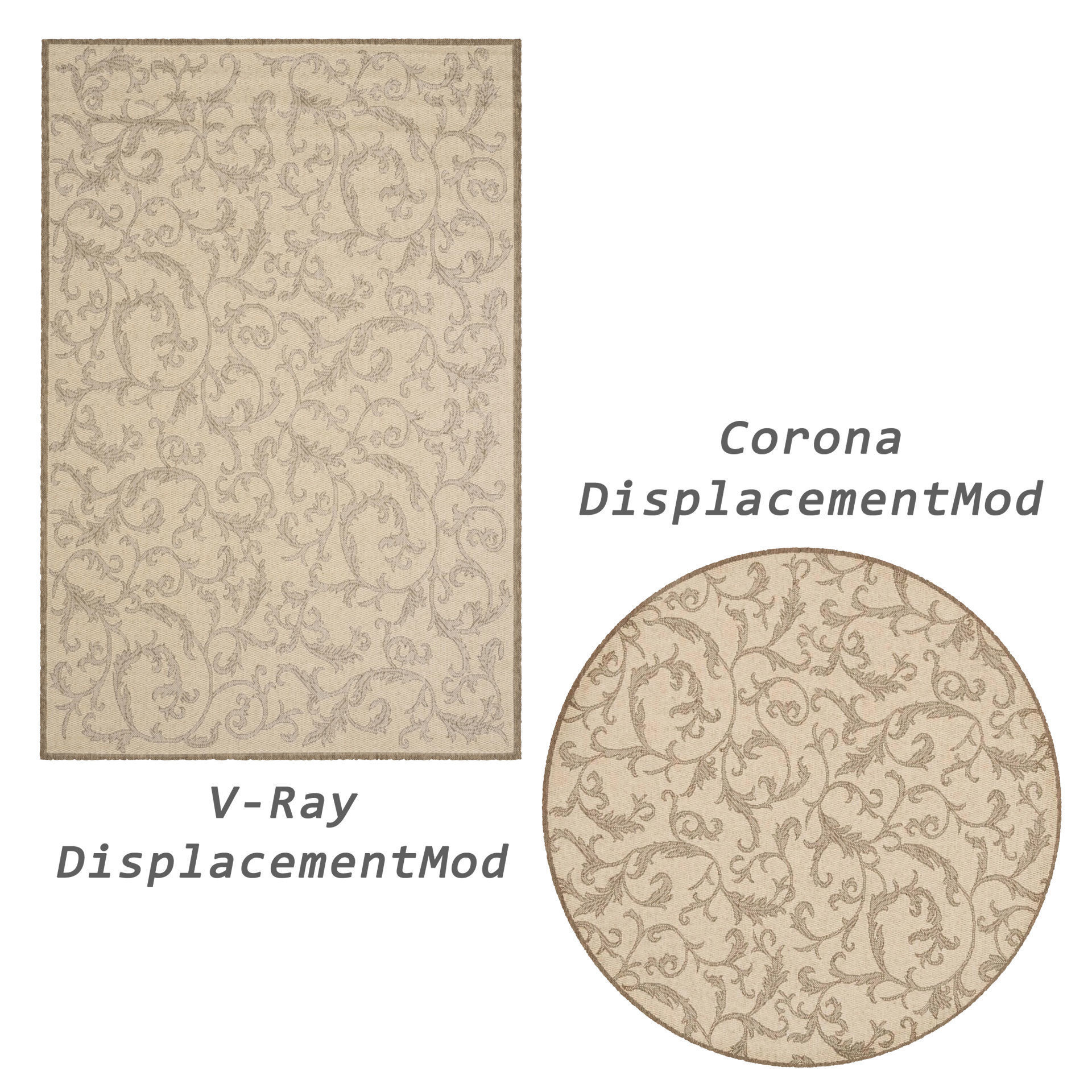 Rugs No 671 Low-poly 3D model_2