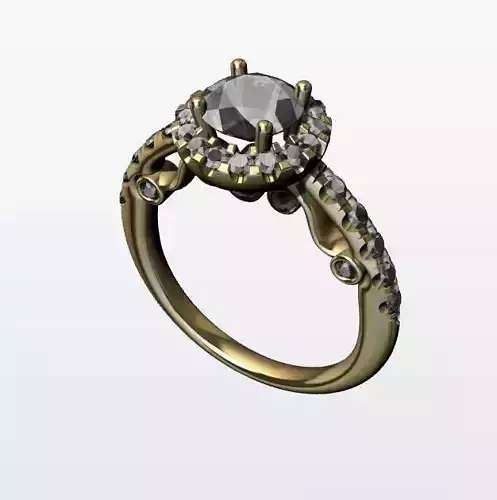 lady  stone ring