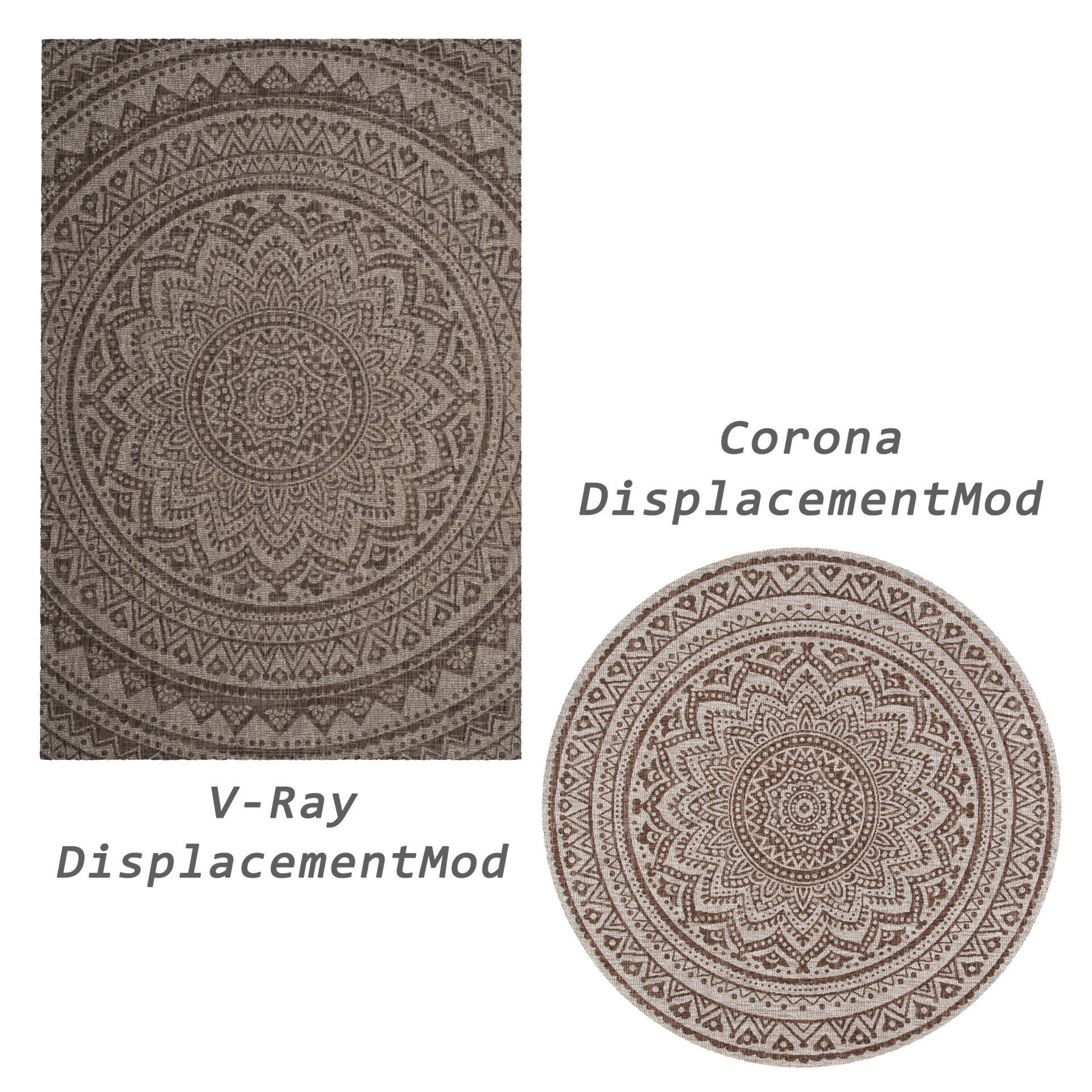 Rugs No 672 Low-poly 3D model_2