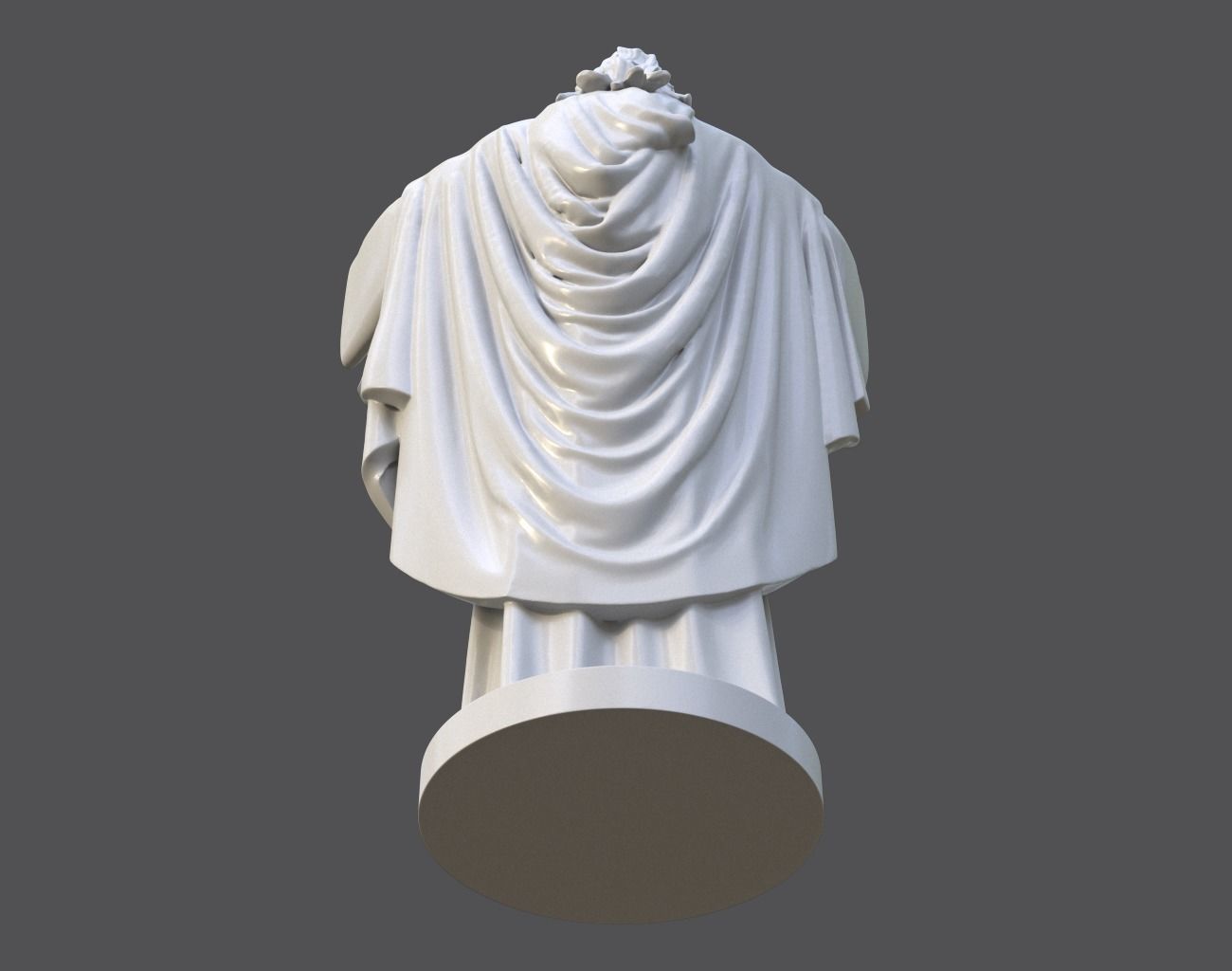 Jesus Sacred Heart Statue 220521 3D print model_25