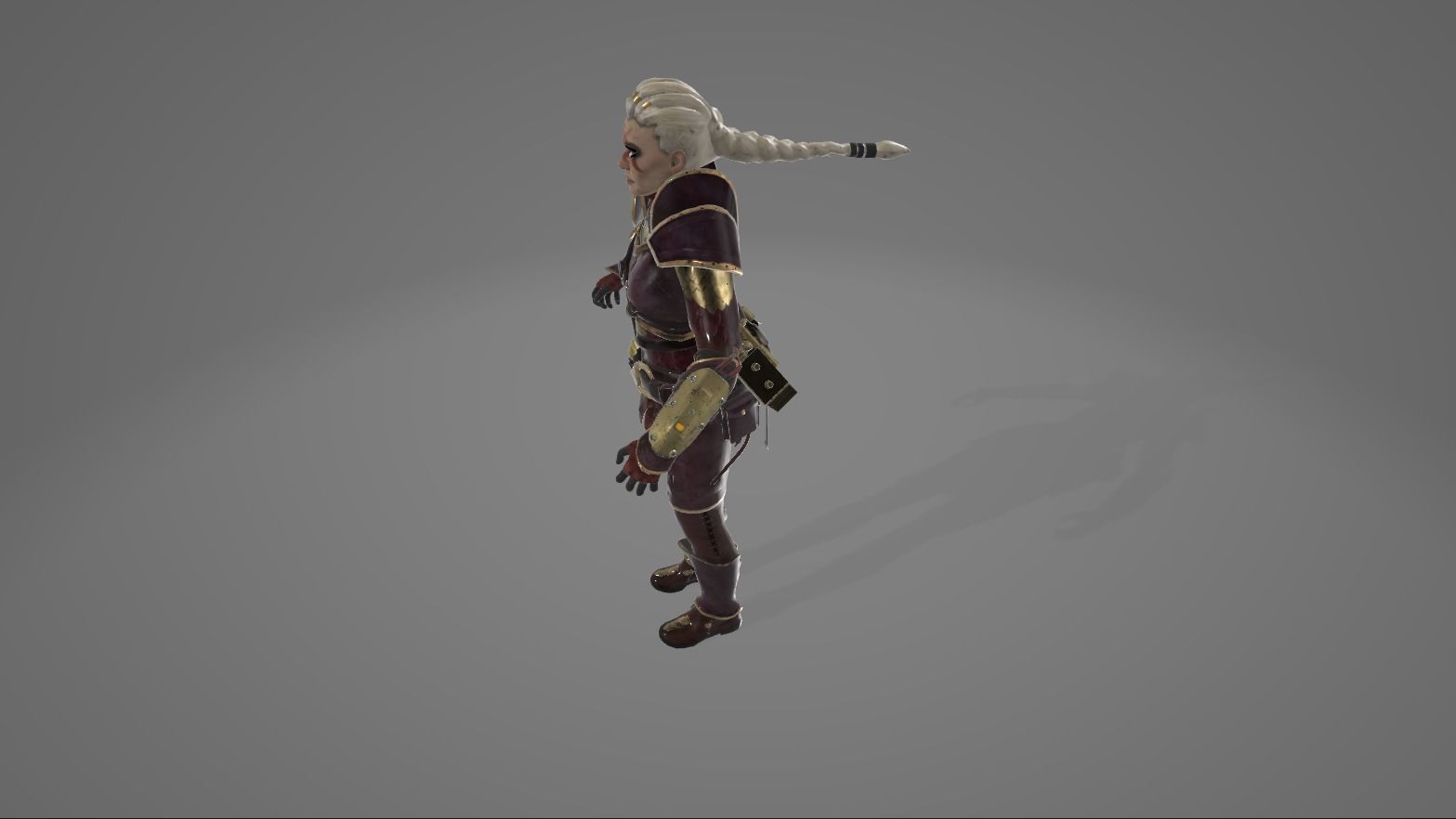 Apex Legends Wraith high quality skin model 3D model_1