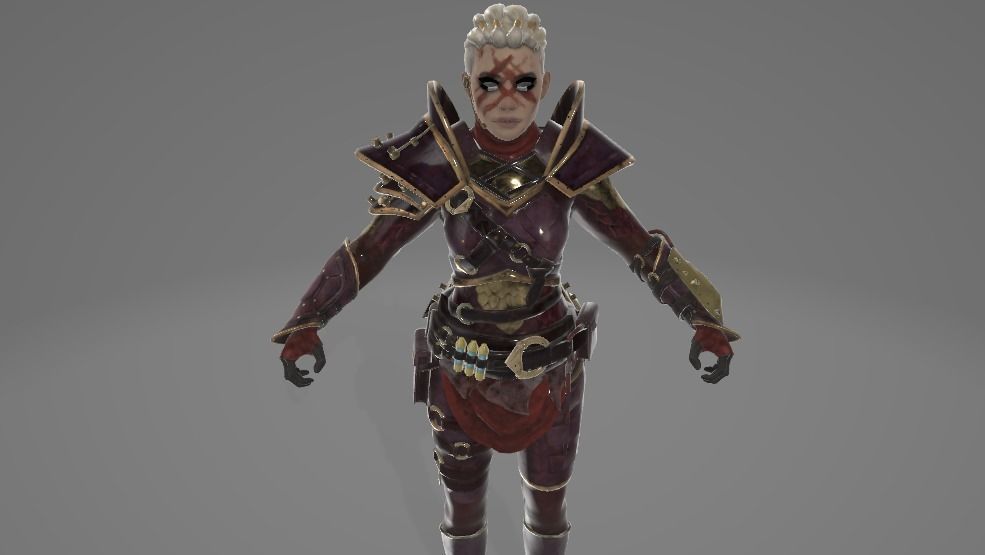 Apex Legends Wraith high quality skin model 3D model_3