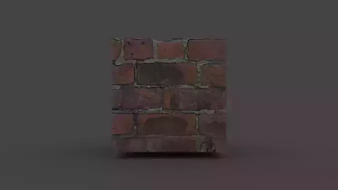 BROS-011 Bricks Low-poly 3D model