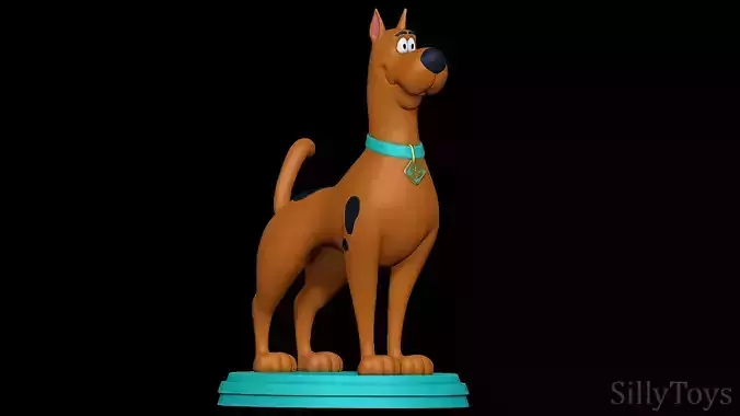 Scooby-Doo Statue 3D print model