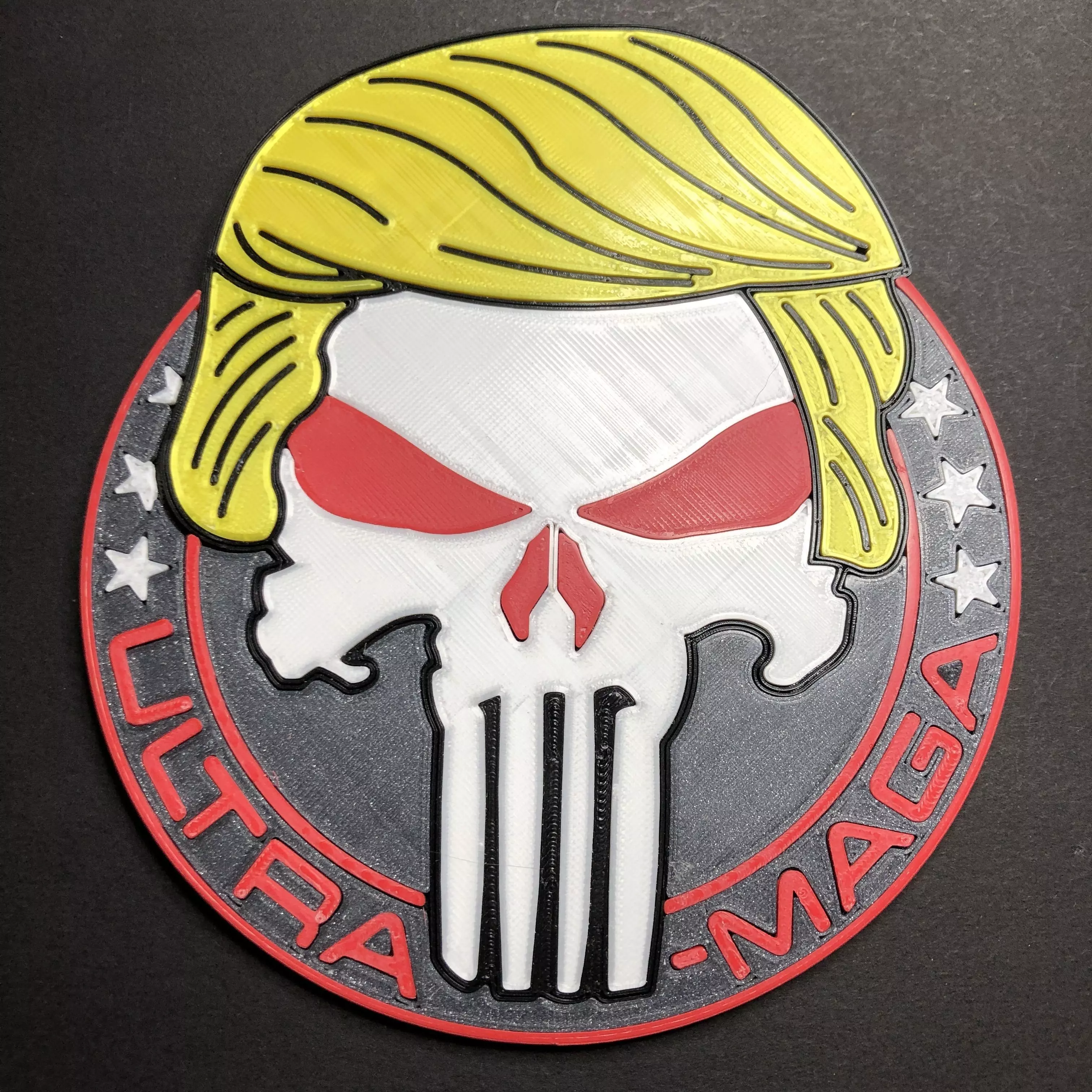 Ultra MAGA Coaster 3D print model_0