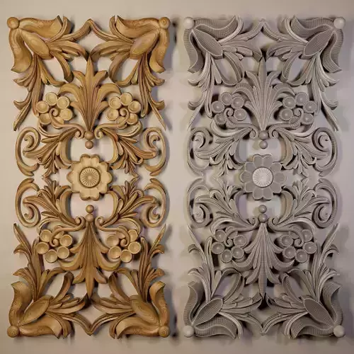 ornament 3D model-vol 1