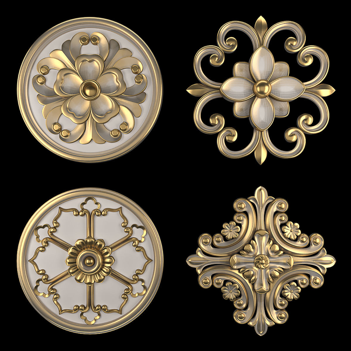 Rosettes 17 3D model_3