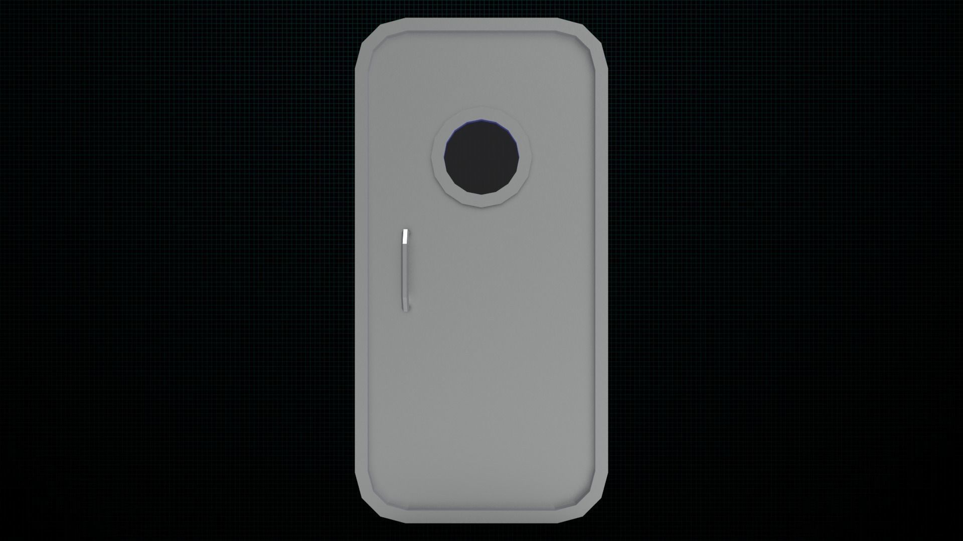 Ship door 3D print model_7