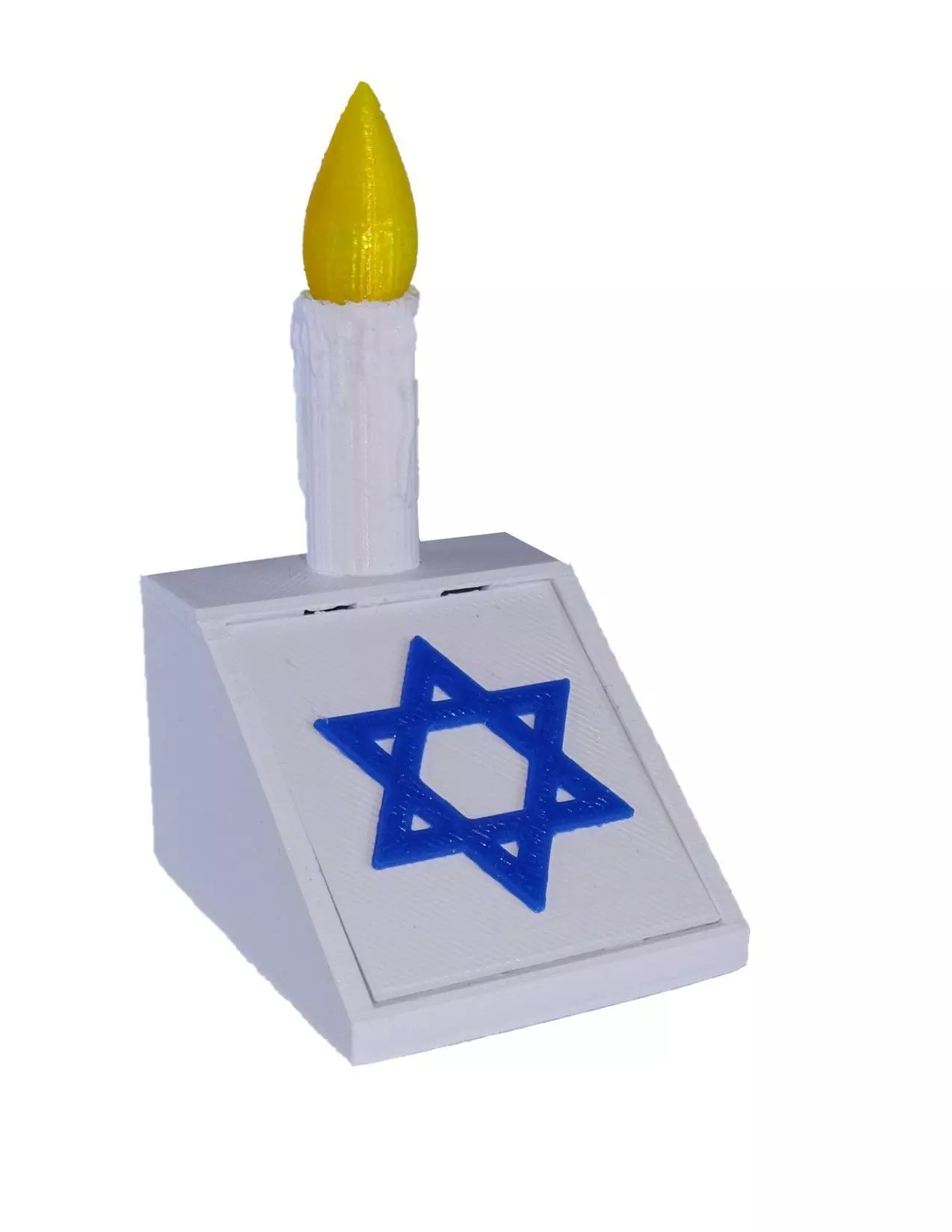 MEMORIAL CANDLE  JEWISH YAHRTZEIT LIGHT 3D print model_0