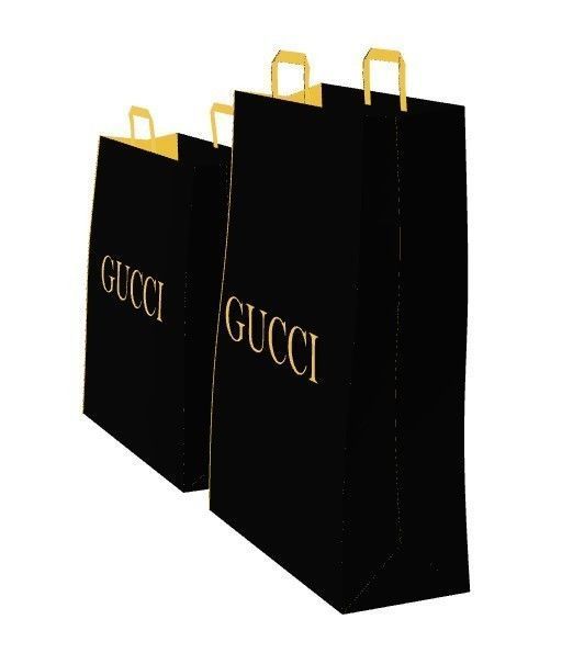 gucci shopping bags Free 3D model_1