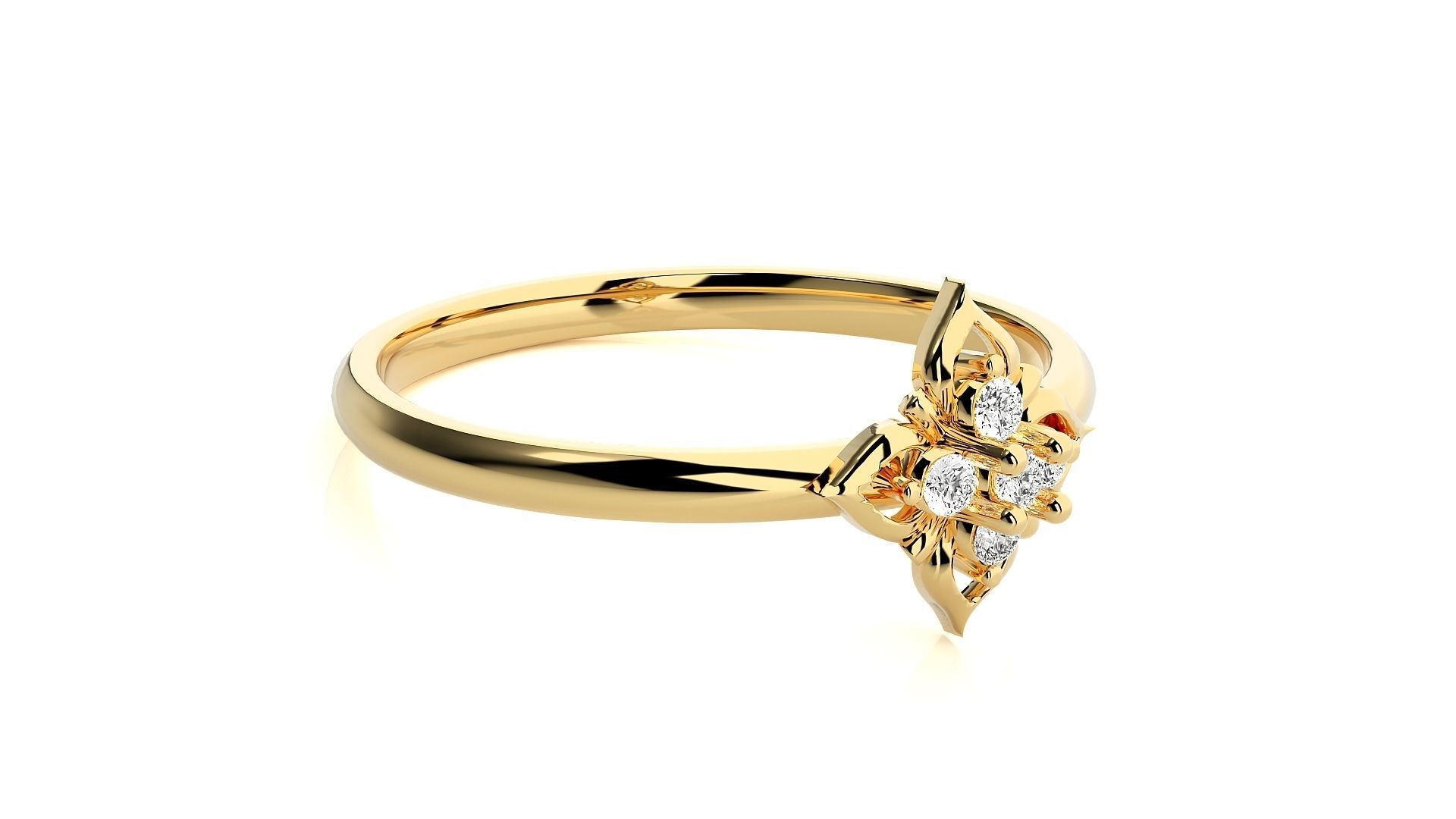 Women ring 3D print model_15