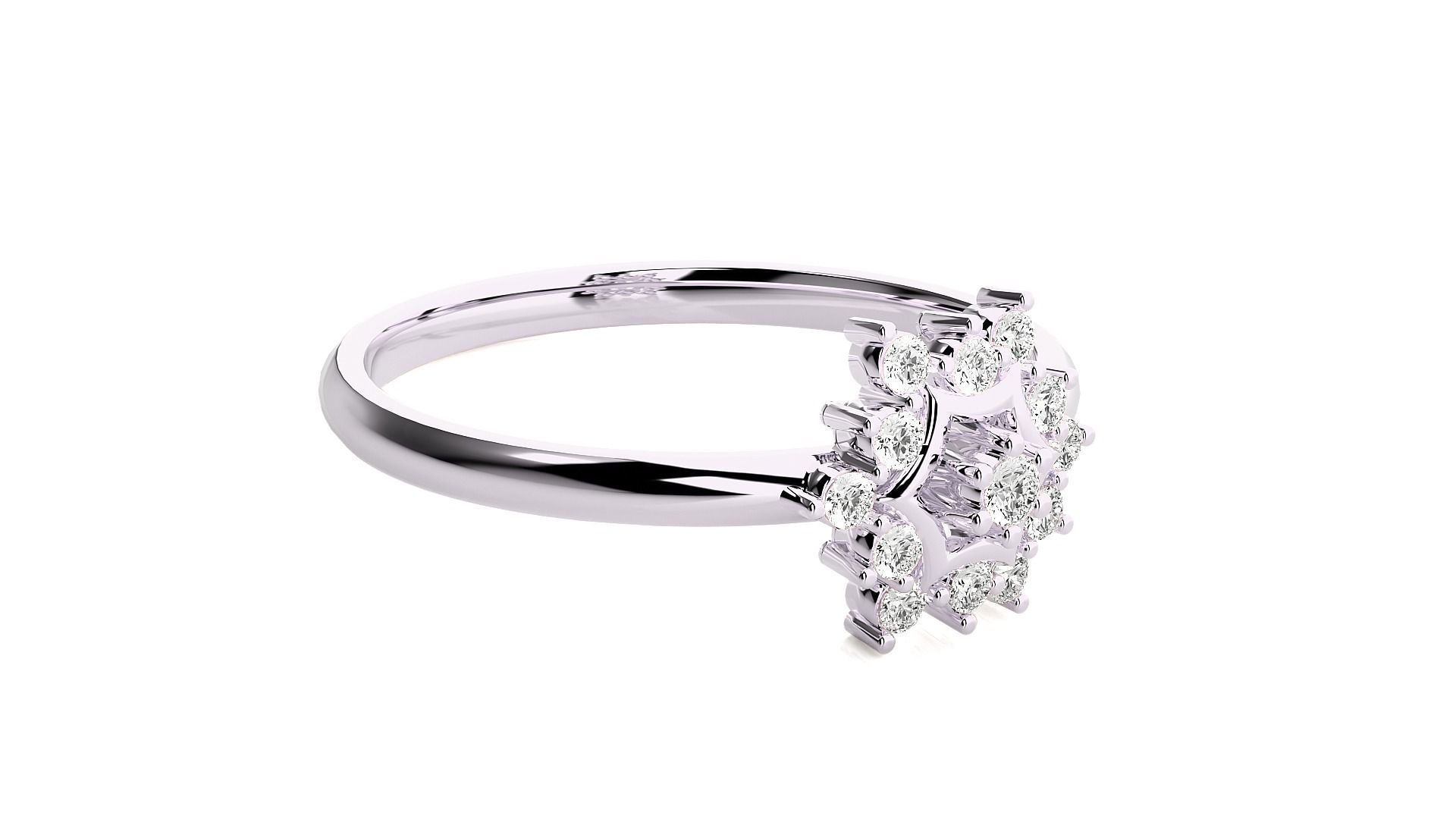 Women ring 3D print model_11