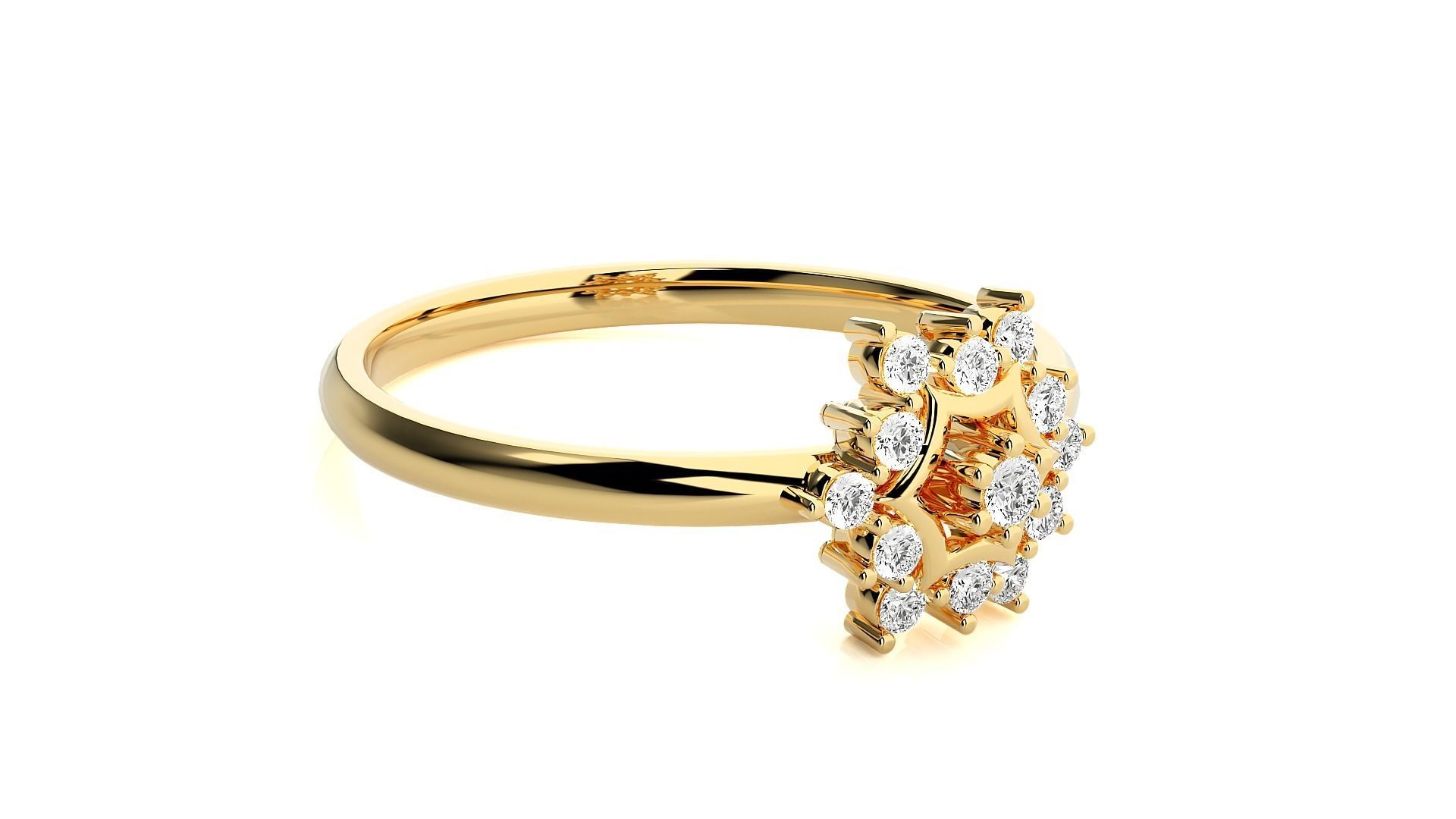 Women ring 3D print model_16