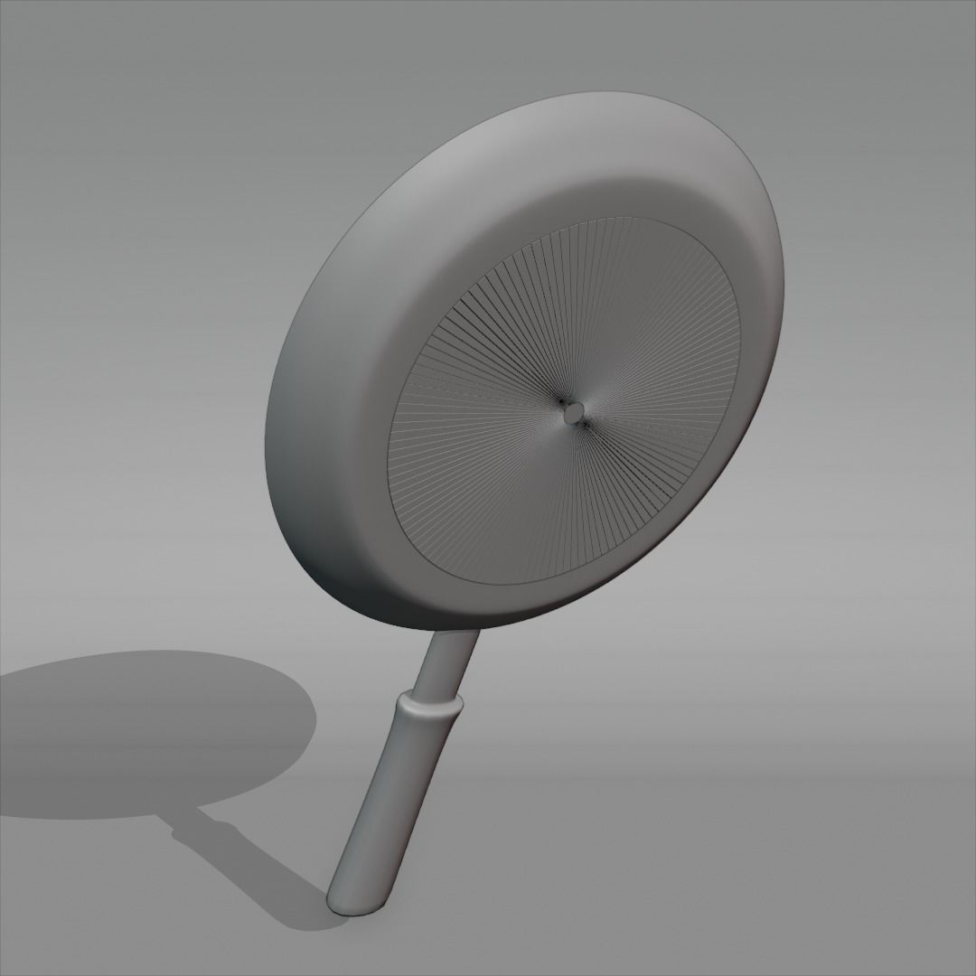 Non Stick Frying Pan  Free 3D model_3