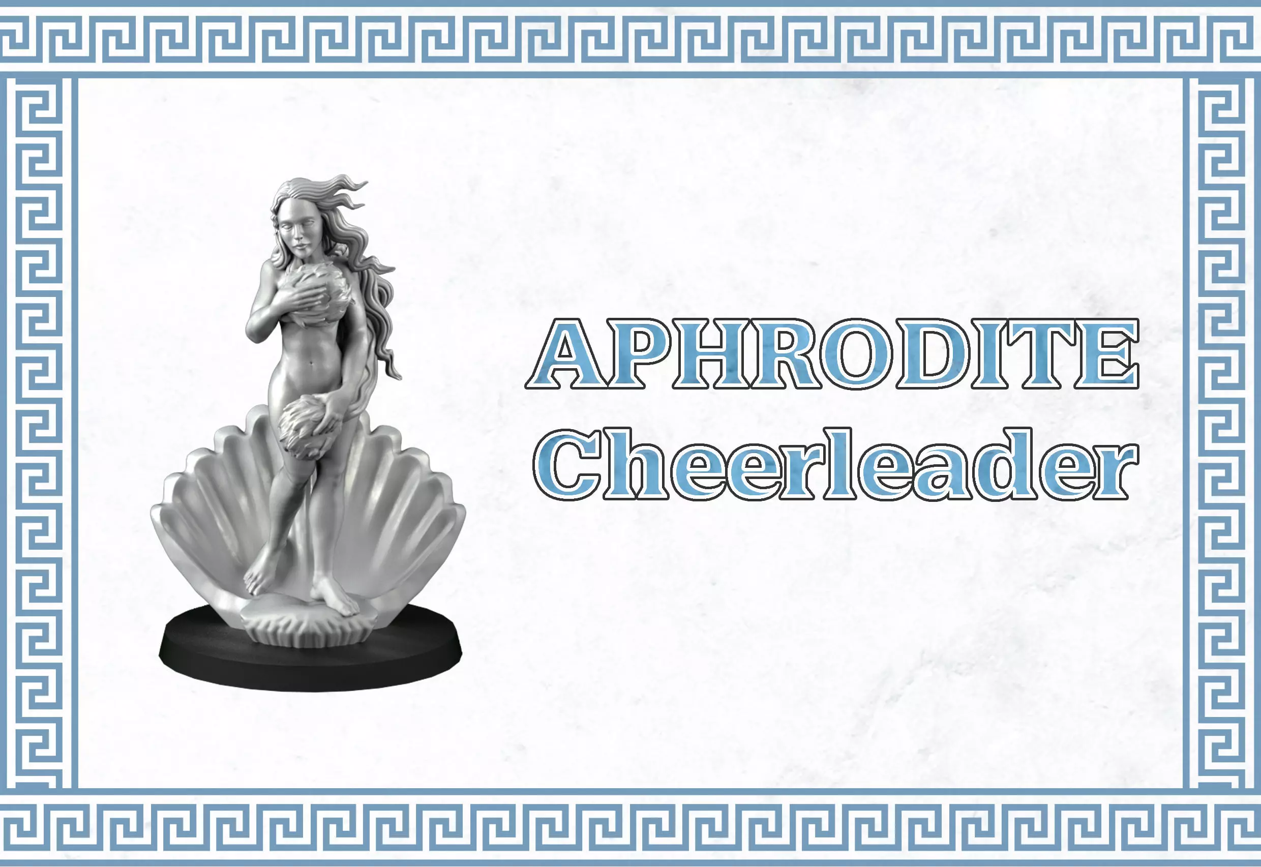 Cheerleader Aphrodite 3D print model_0
