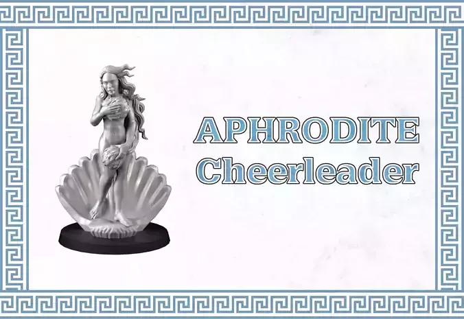 Cheerleader Aphrodite 3D print model