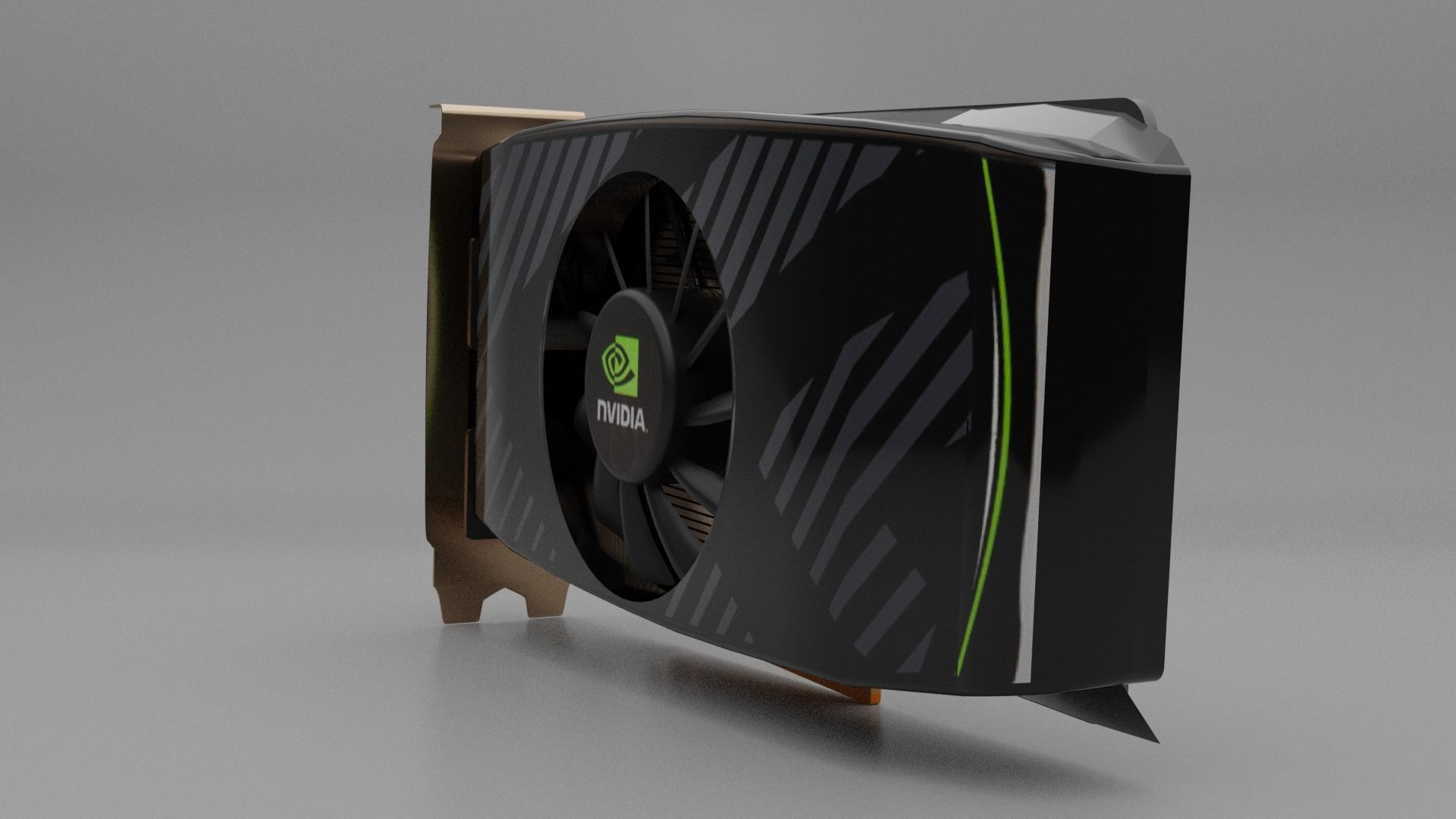 GTX 550TI NVIDIA Reference Design Graphic Card free 3D model | CGTrader