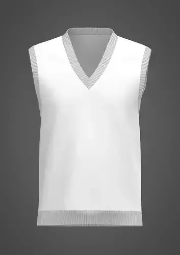High quality knitted tank men 3d model