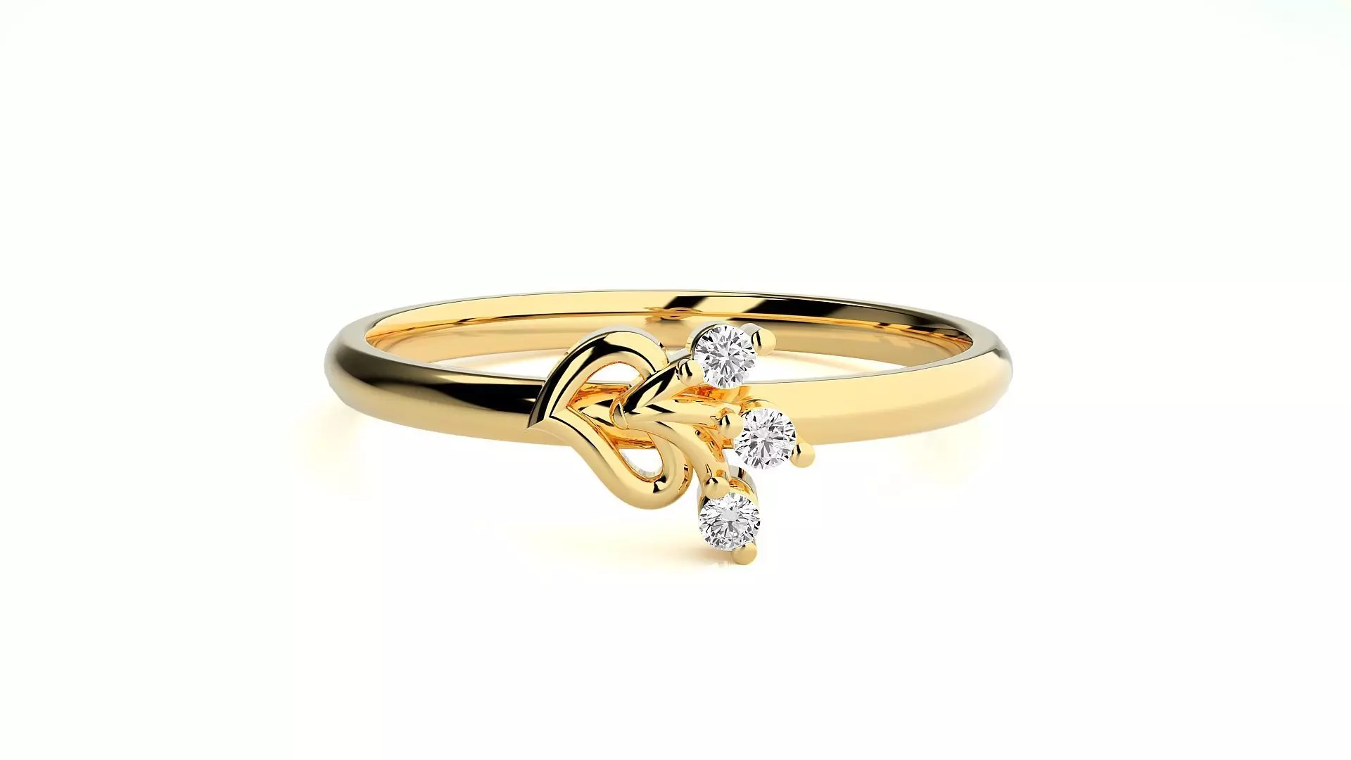 Women ring 3D print model_0