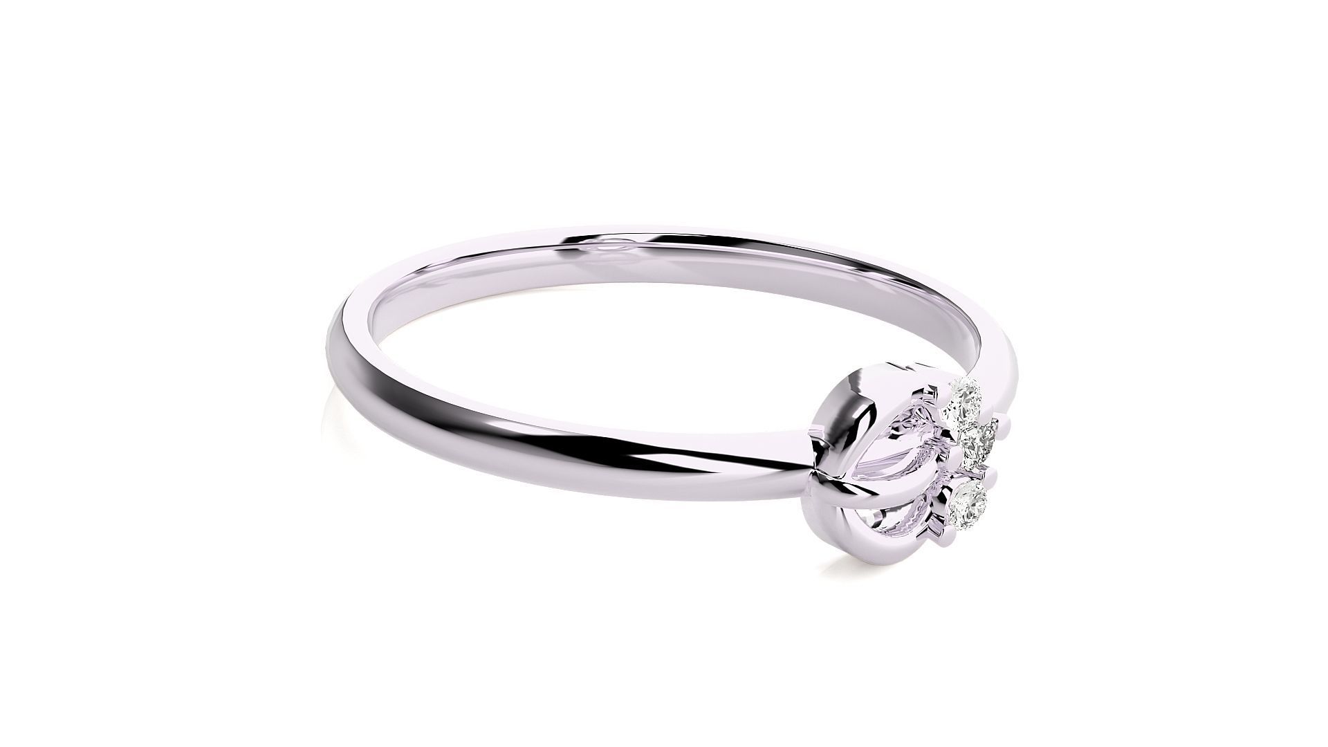 Women ring 3D print model_10