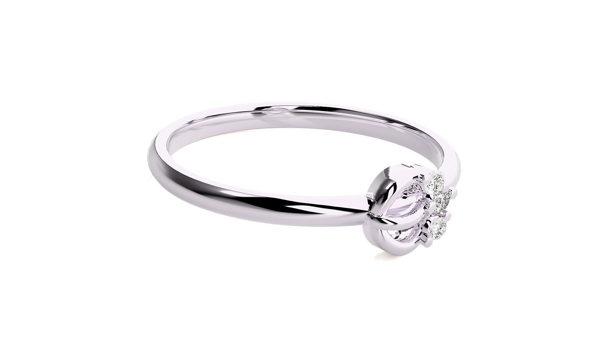 Women ring 3D print model_11