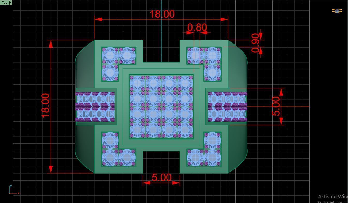Ring M32 Mens luxury ring with gem 3D print model_31