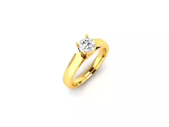 Women Solitaire Engagement Wedding Ring