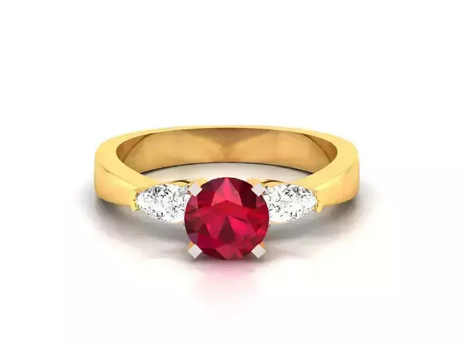 Women Solitaire Engagement Wedding Ring