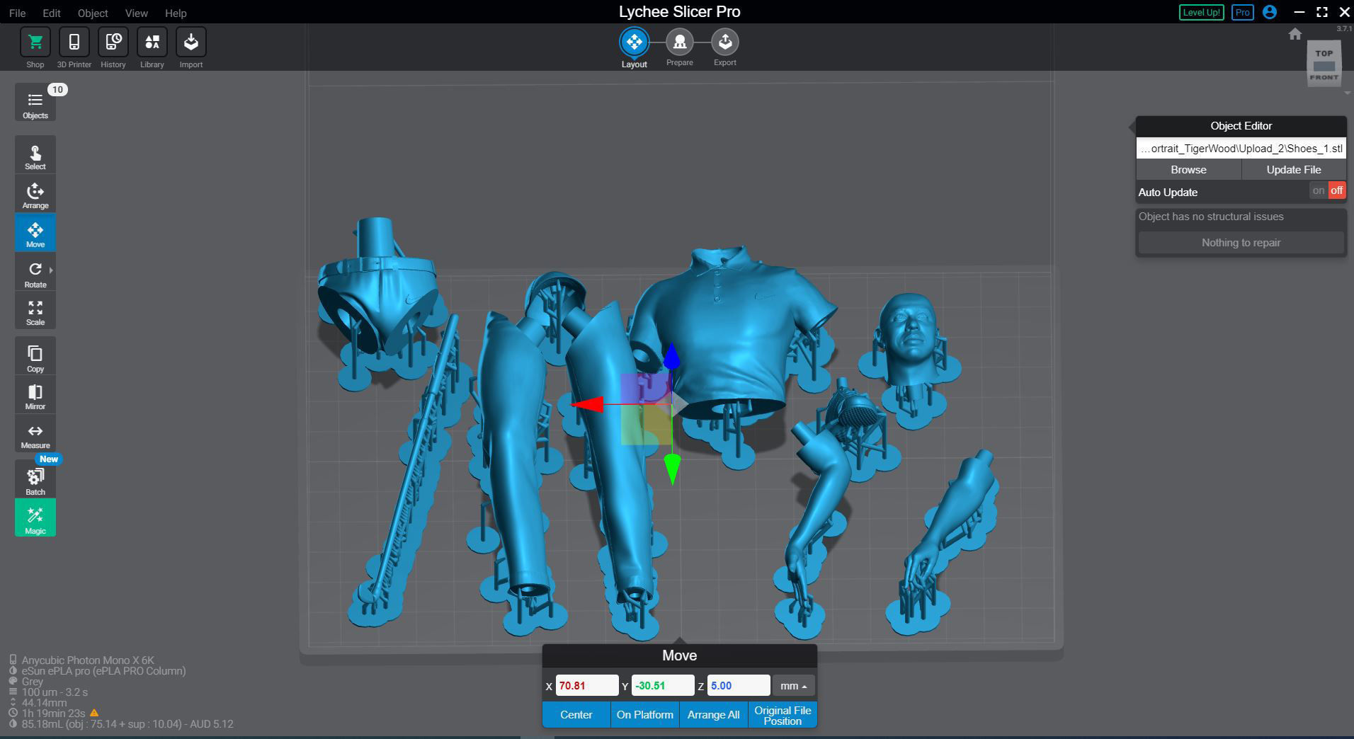  Tiger Wood 3D Printable 2 3D print model_3