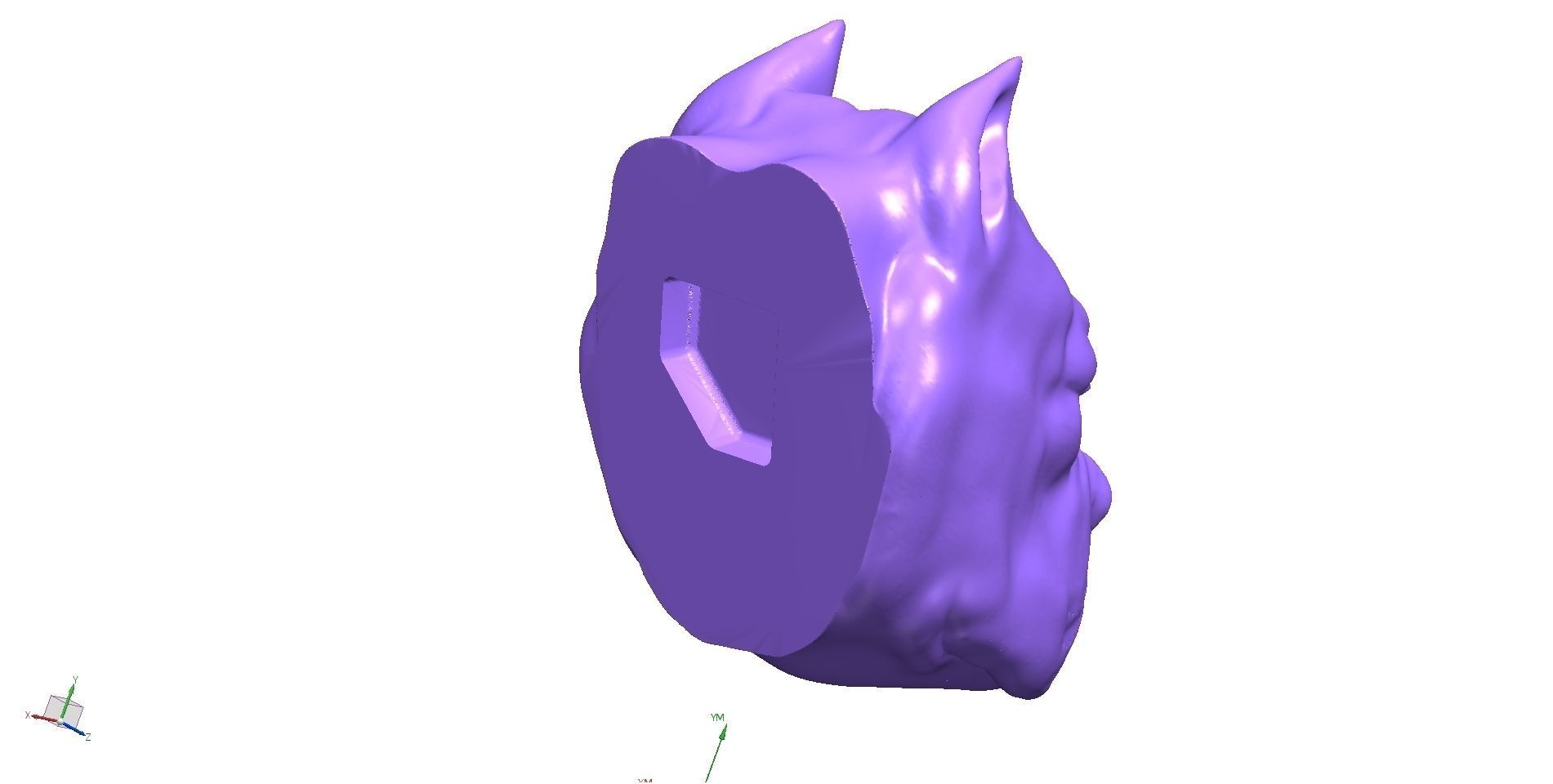 PITBULL 3D PRINT MODEL dog head 3D print model_16