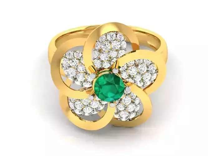 Women Solitaire Engagement Wedding Ring