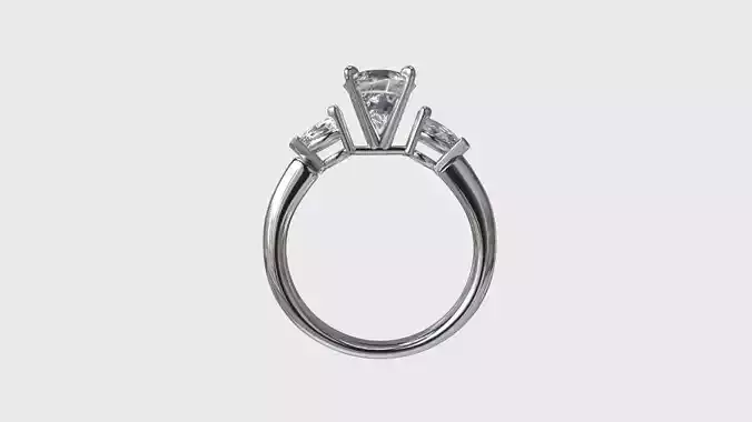 luxury jewelry  Ring Low-poly 3D model
